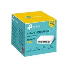 TP-Link LiteWave - Commutateur - non géré - 5 x 10 - 100 - de bureau (LS1005)_4